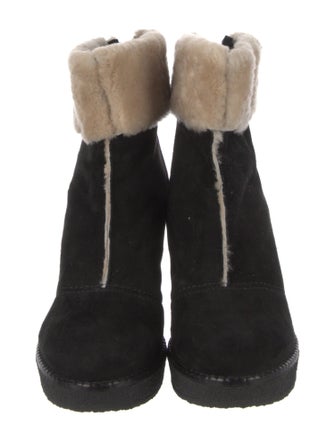 Mr & Mrs Italy Suede Colorblock Pattern Boots