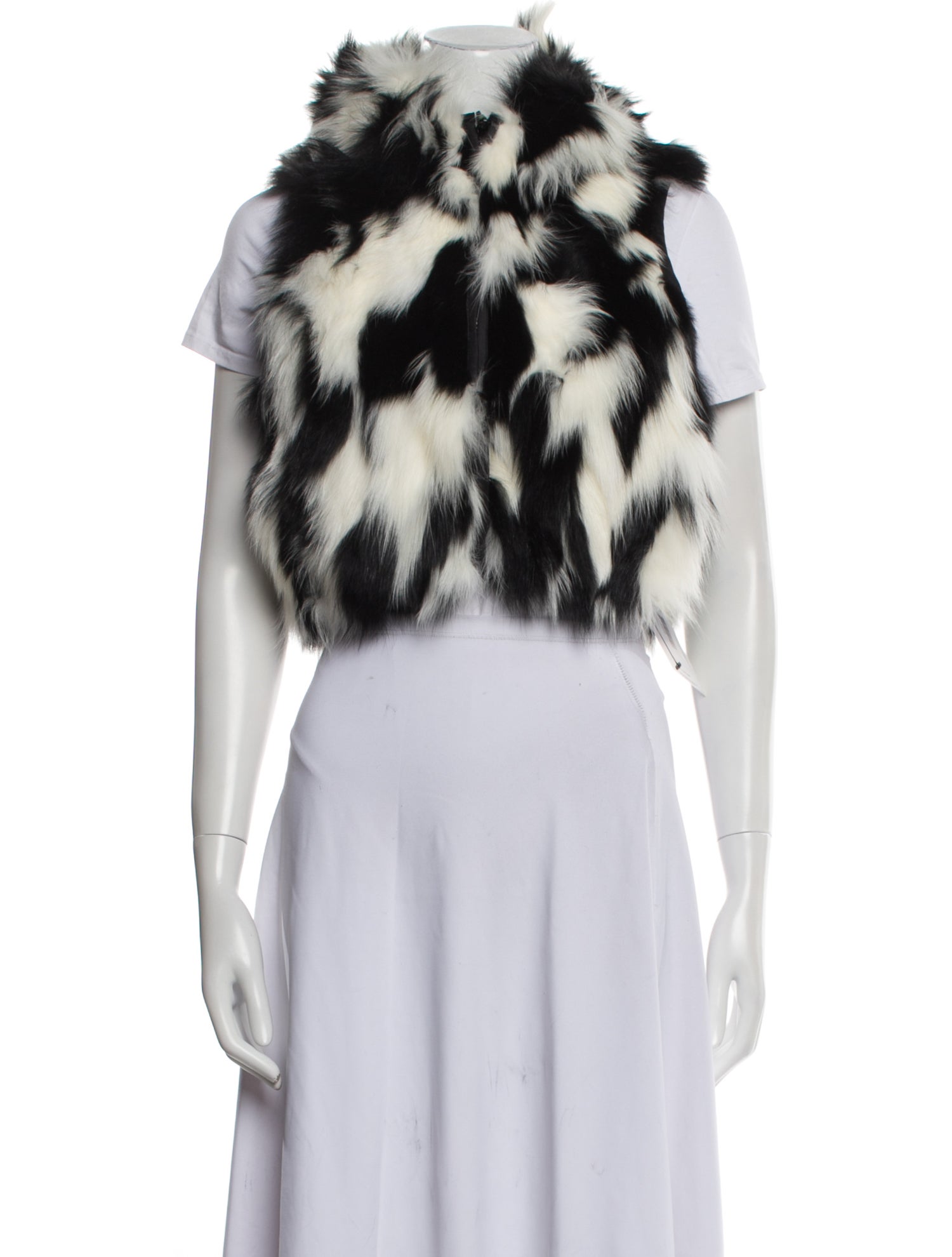 Mr & Mrs Italy Printed Fur Jacket w/ Tags