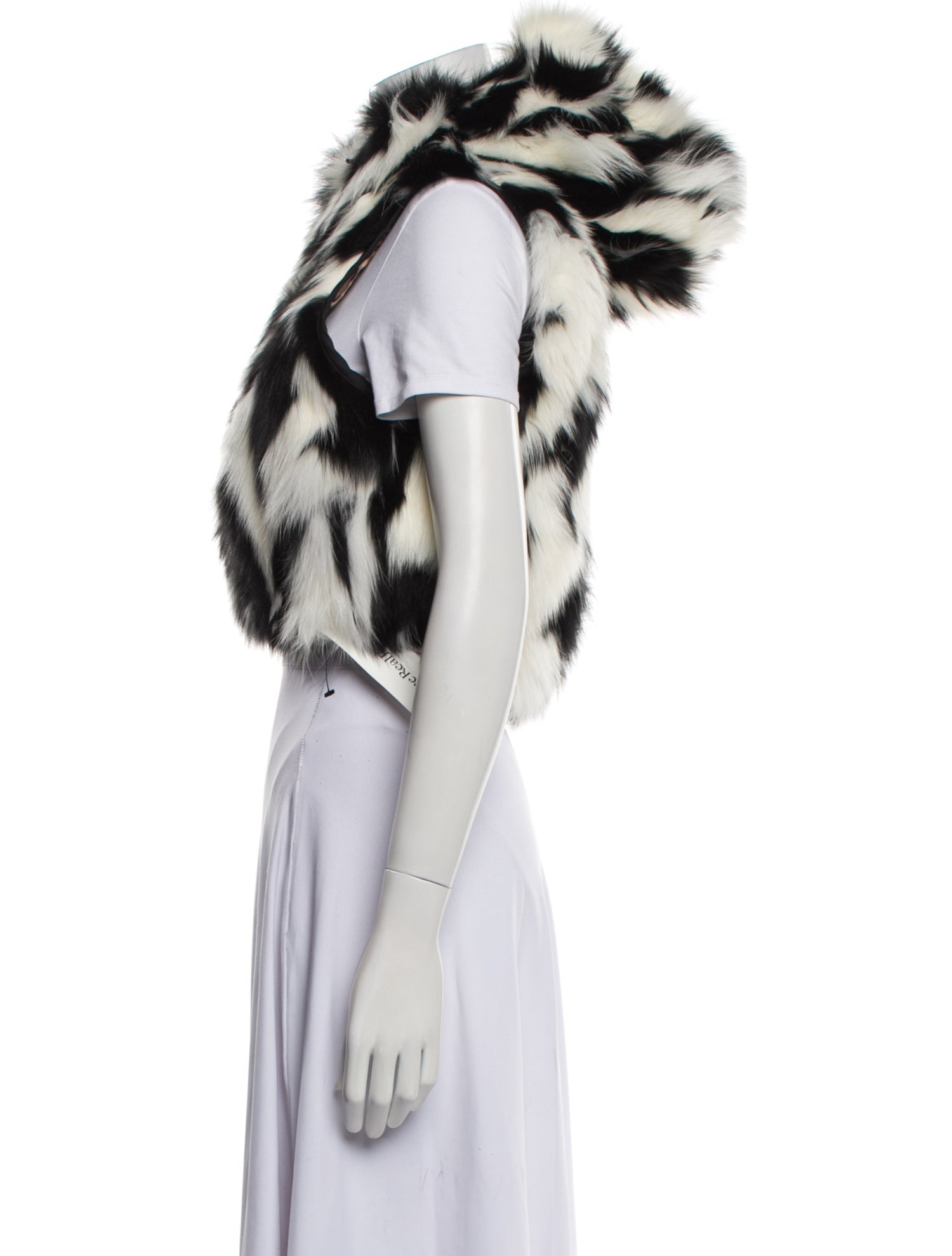 Mr & Mrs Italy Printed Fur Jacket w/ Tags