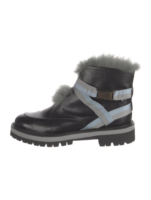 Mr & Mrs Italy Leather Combat Boots