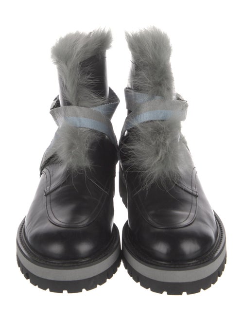 Mr & Mrs Italy Leather Combat Boots