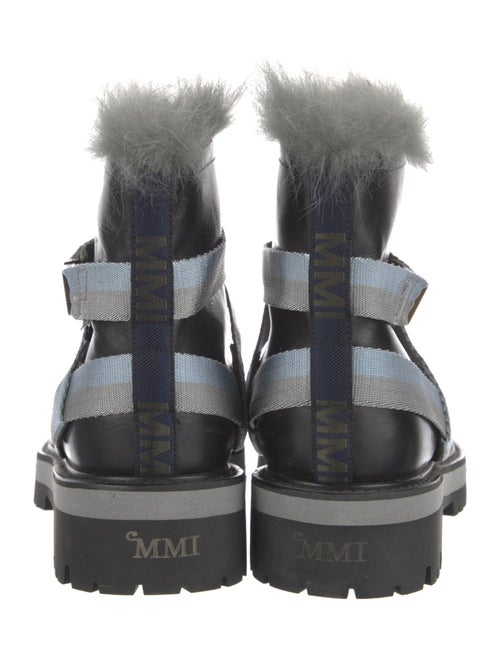 Mr & Mrs Italy Leather Combat Boots