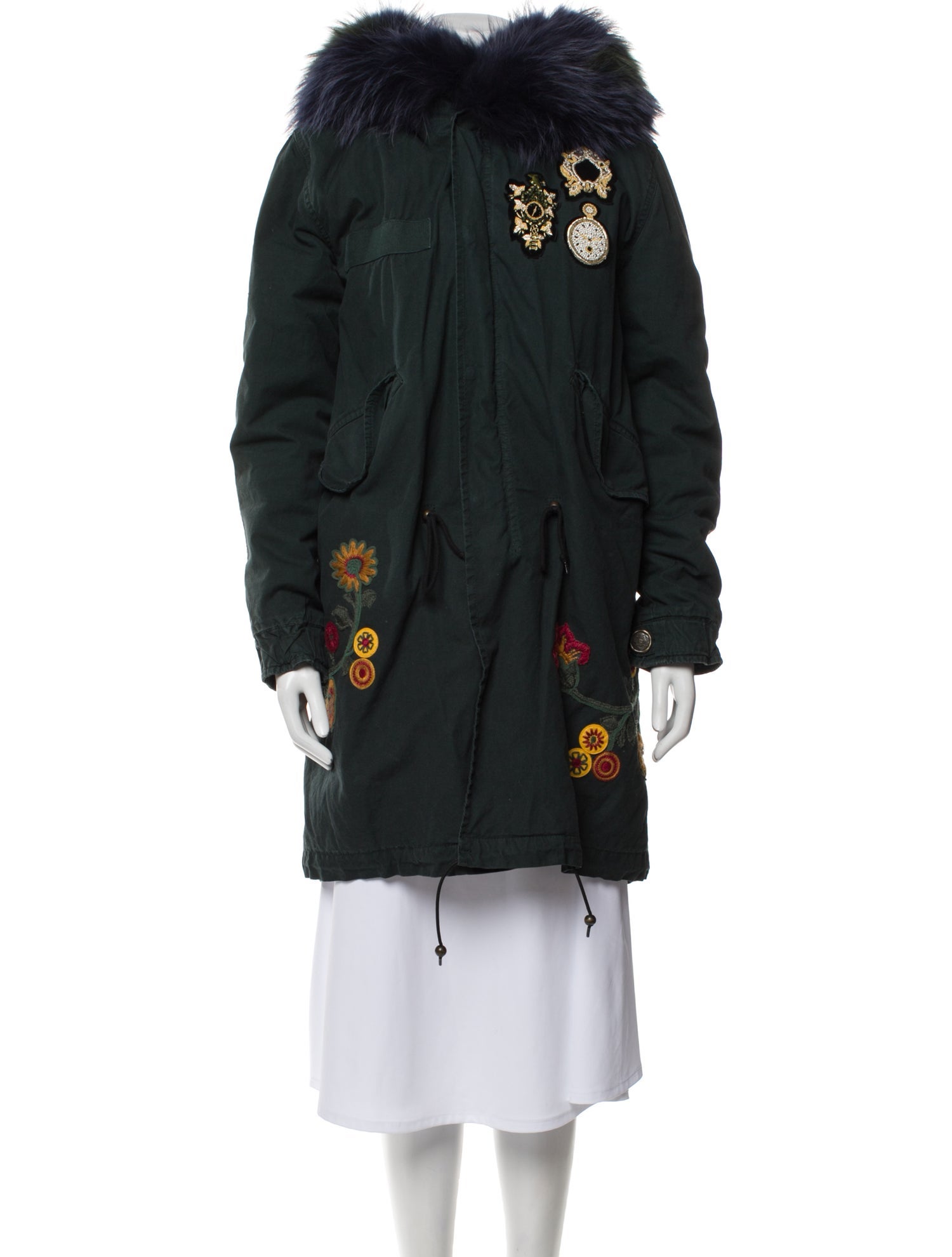 Mr & Mrs Italy Floral Print Parka
