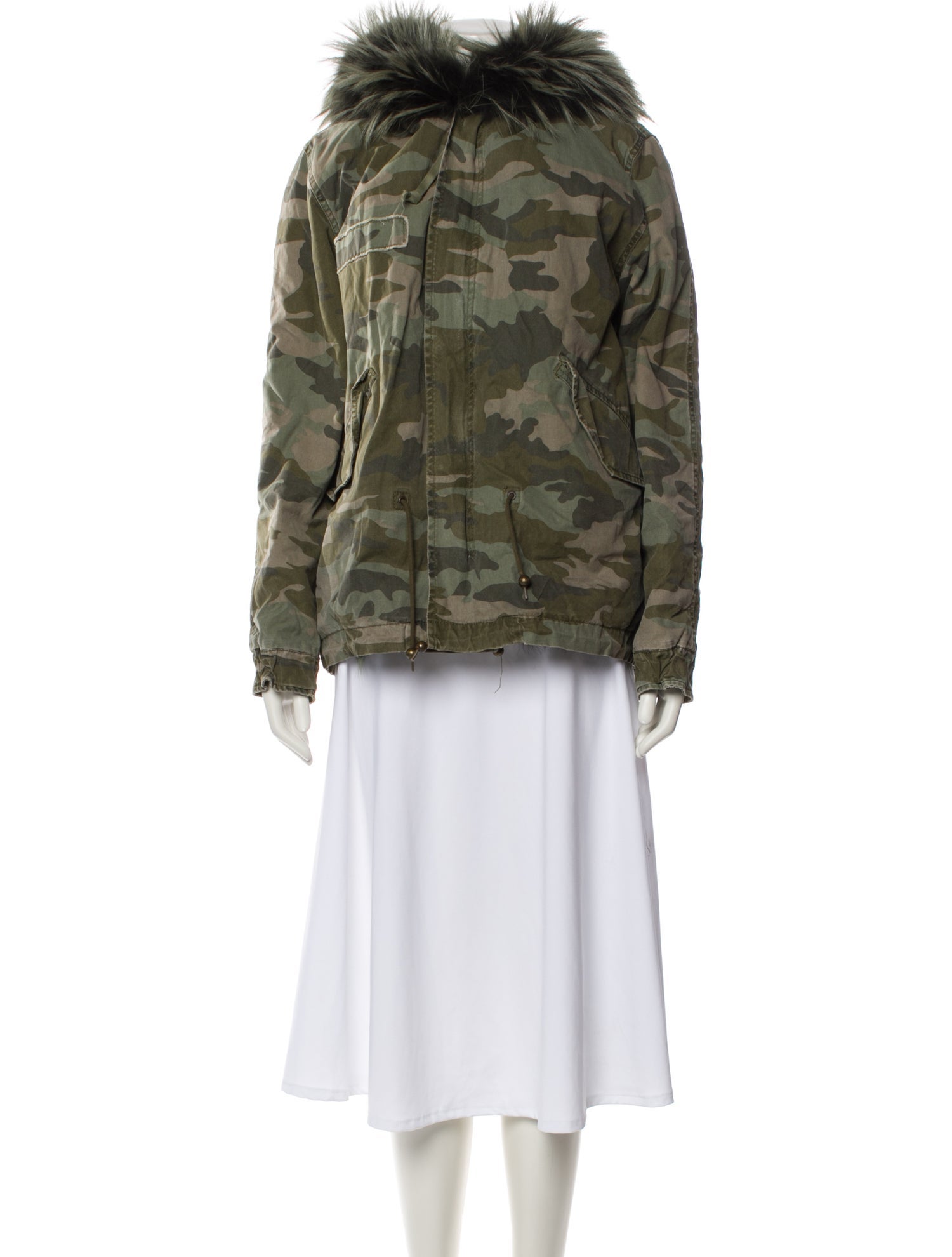 Mr & Mrs Italy Printed Fur Jacket