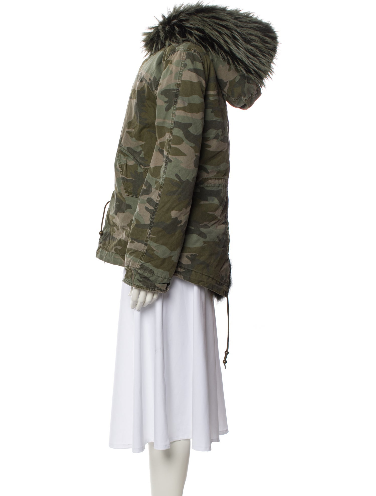 Mr & Mrs Italy Printed Fur Jacket