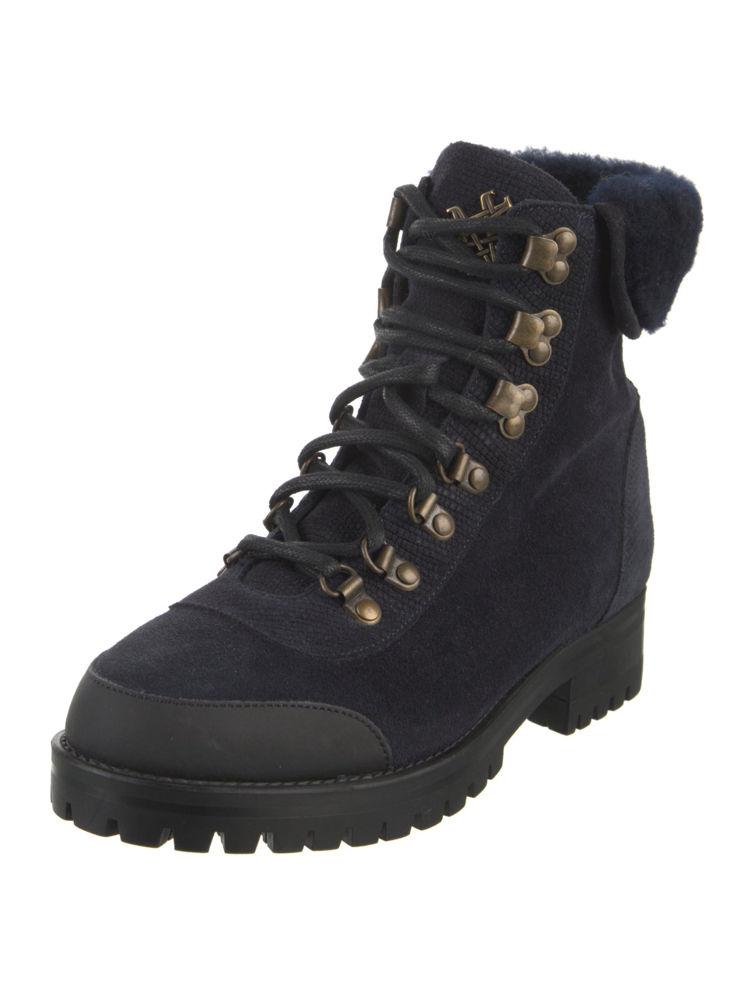 Mr & Mrs Italy Suede Combat Boots
