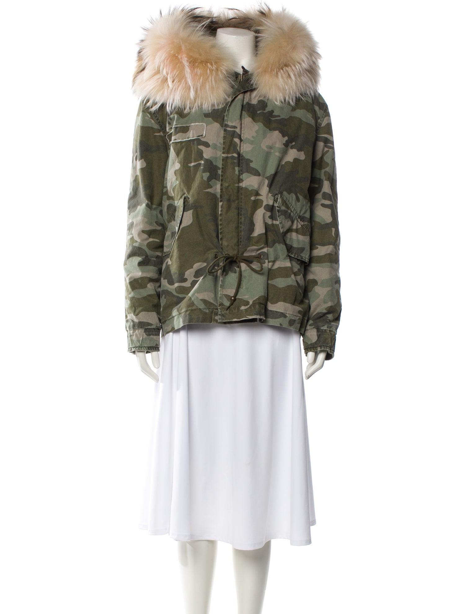 Mr & Mrs Italy Camouflage Print Parka
