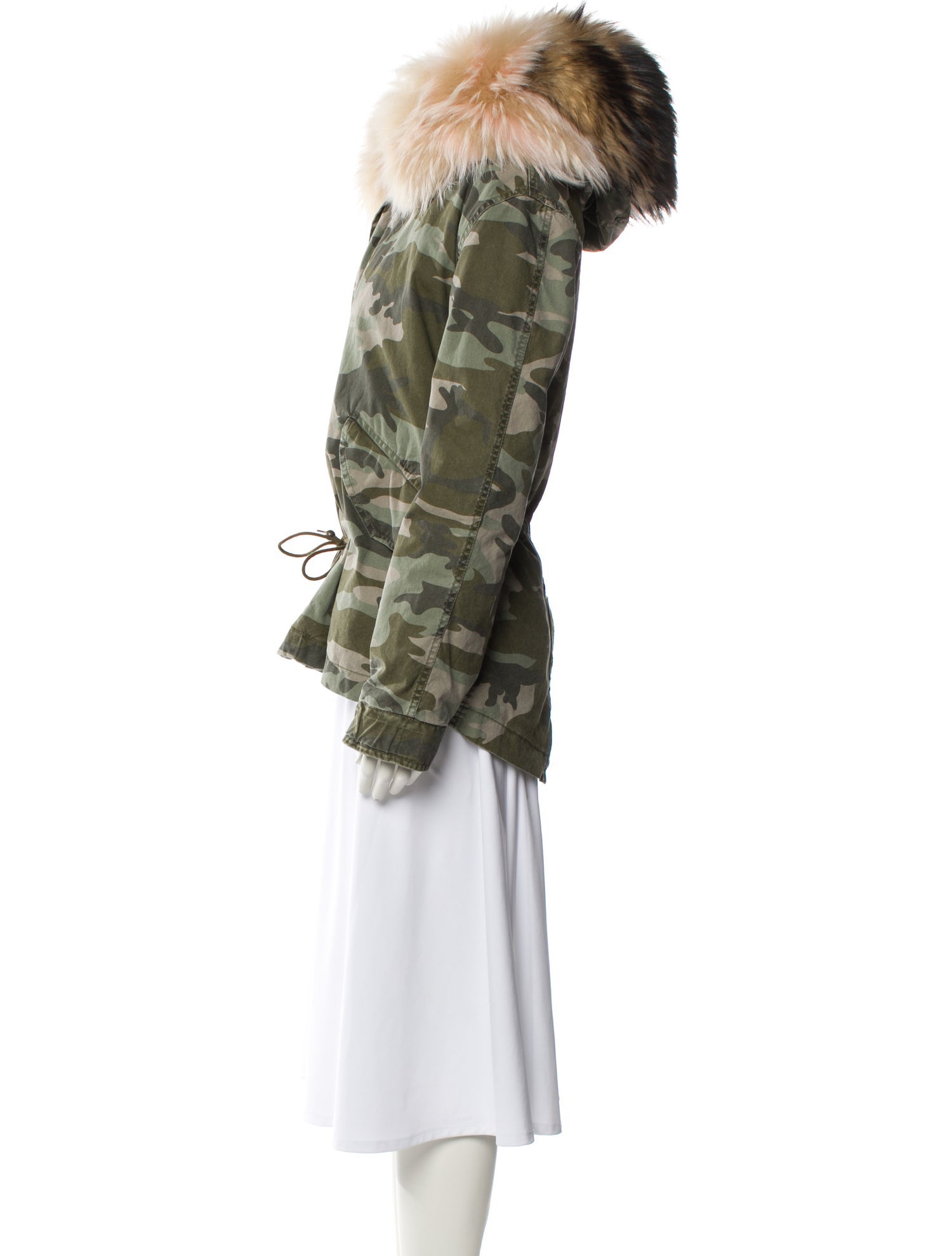 Mr & Mrs Italy Camouflage Print Parka