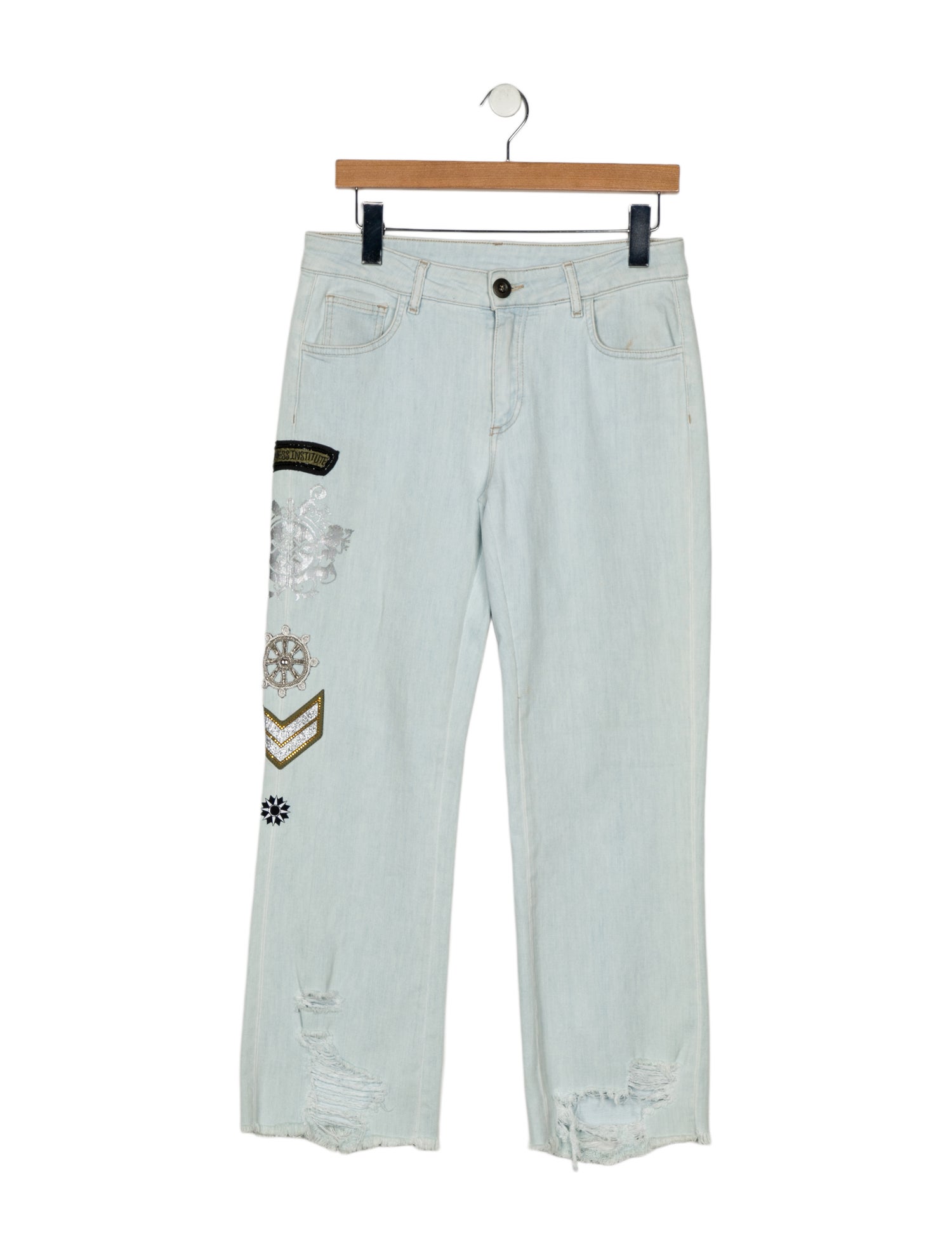 Mr & Mrs Italy Mid-Rise Straight Leg Jeans