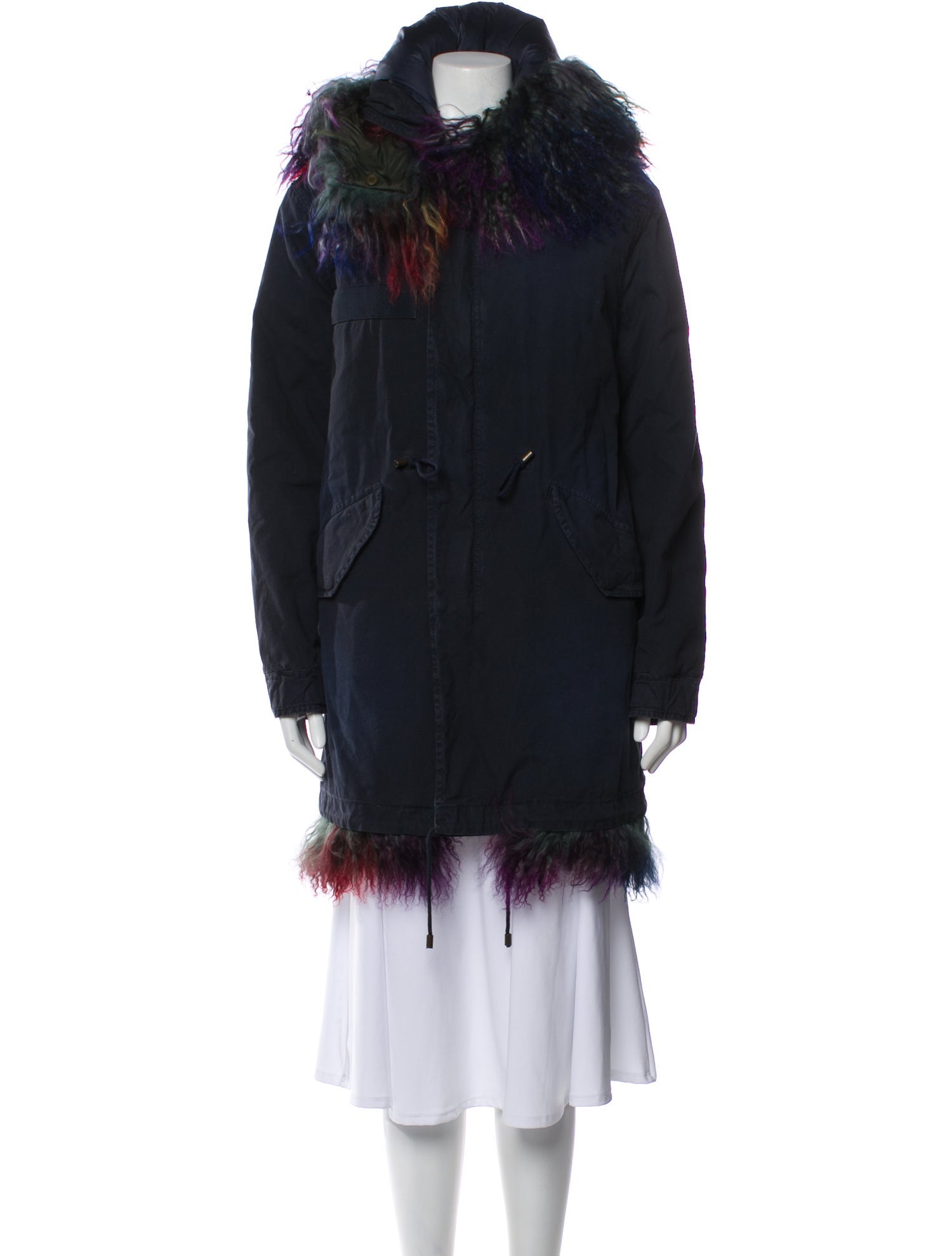 Mr & Mrs Italy Lamb Fur Fur Coat