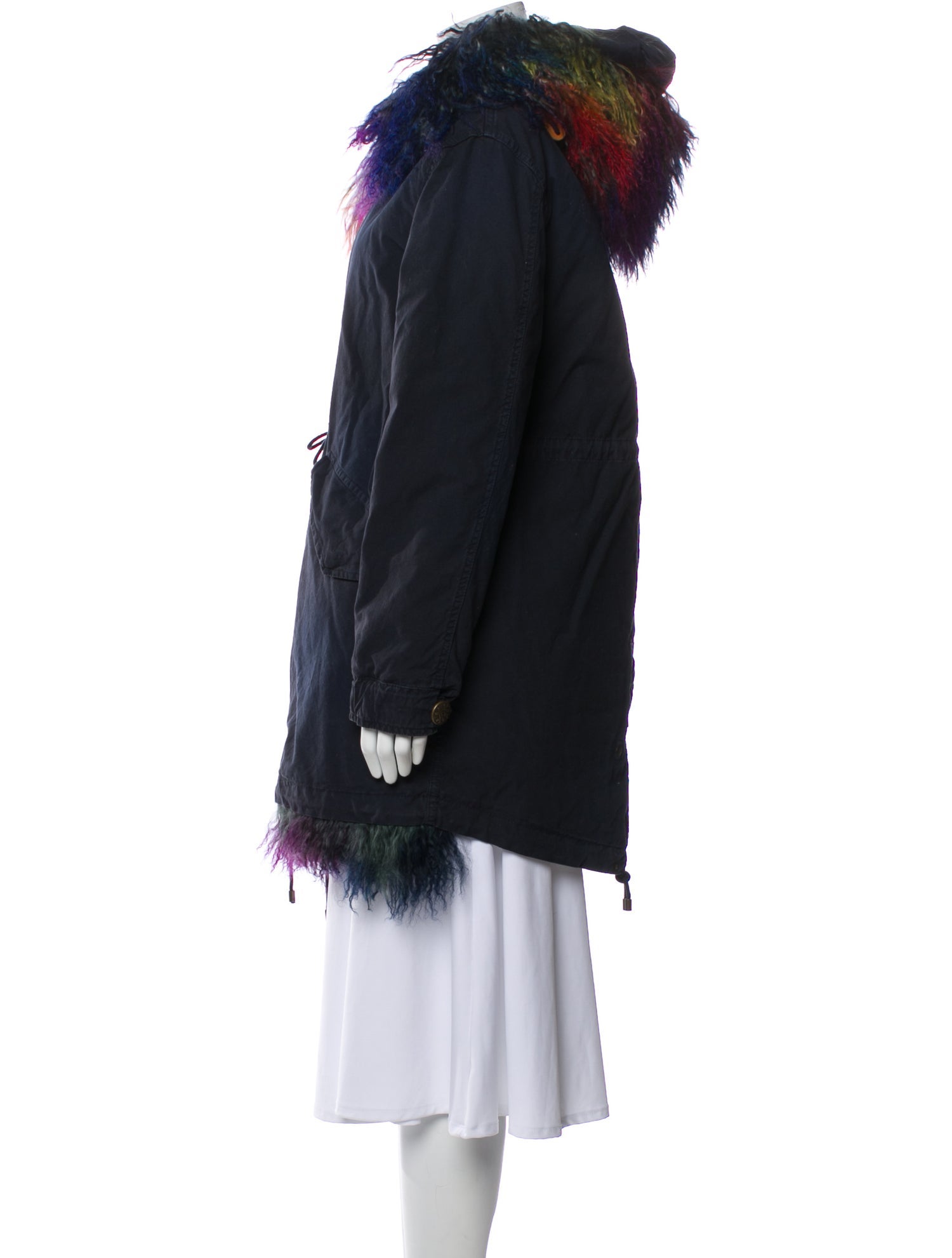 Mr & Mrs Italy Lamb Fur Fur Coat