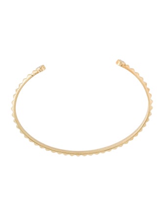 Michael M 14K Diamond Pyramid Cuff Bracelet