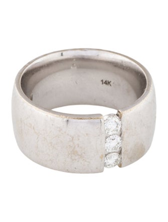 Michael M 14K Diamond Orb Split Cigar Ring