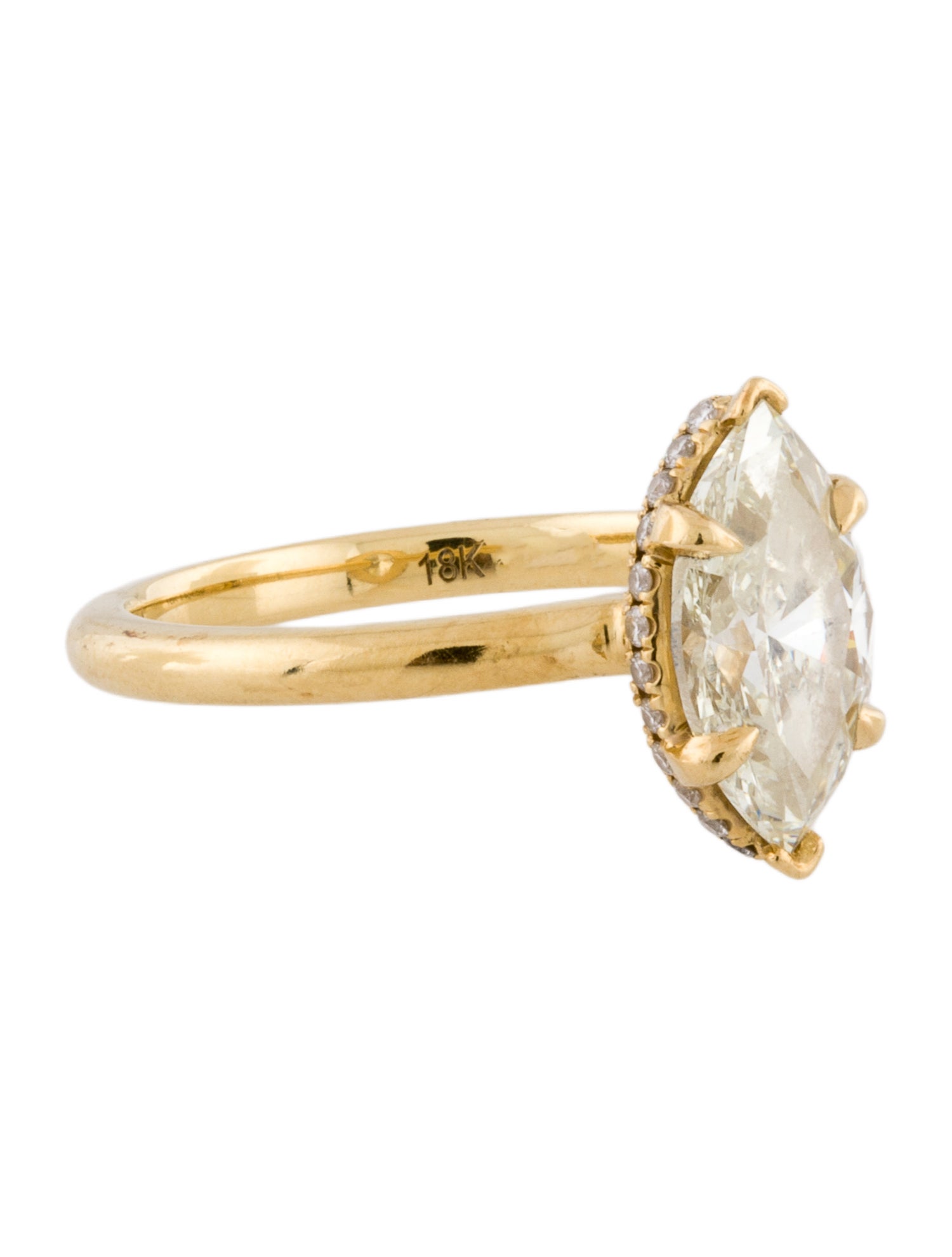 Michael M 2.07ct Diamond Hidden Halo Engagement Ring