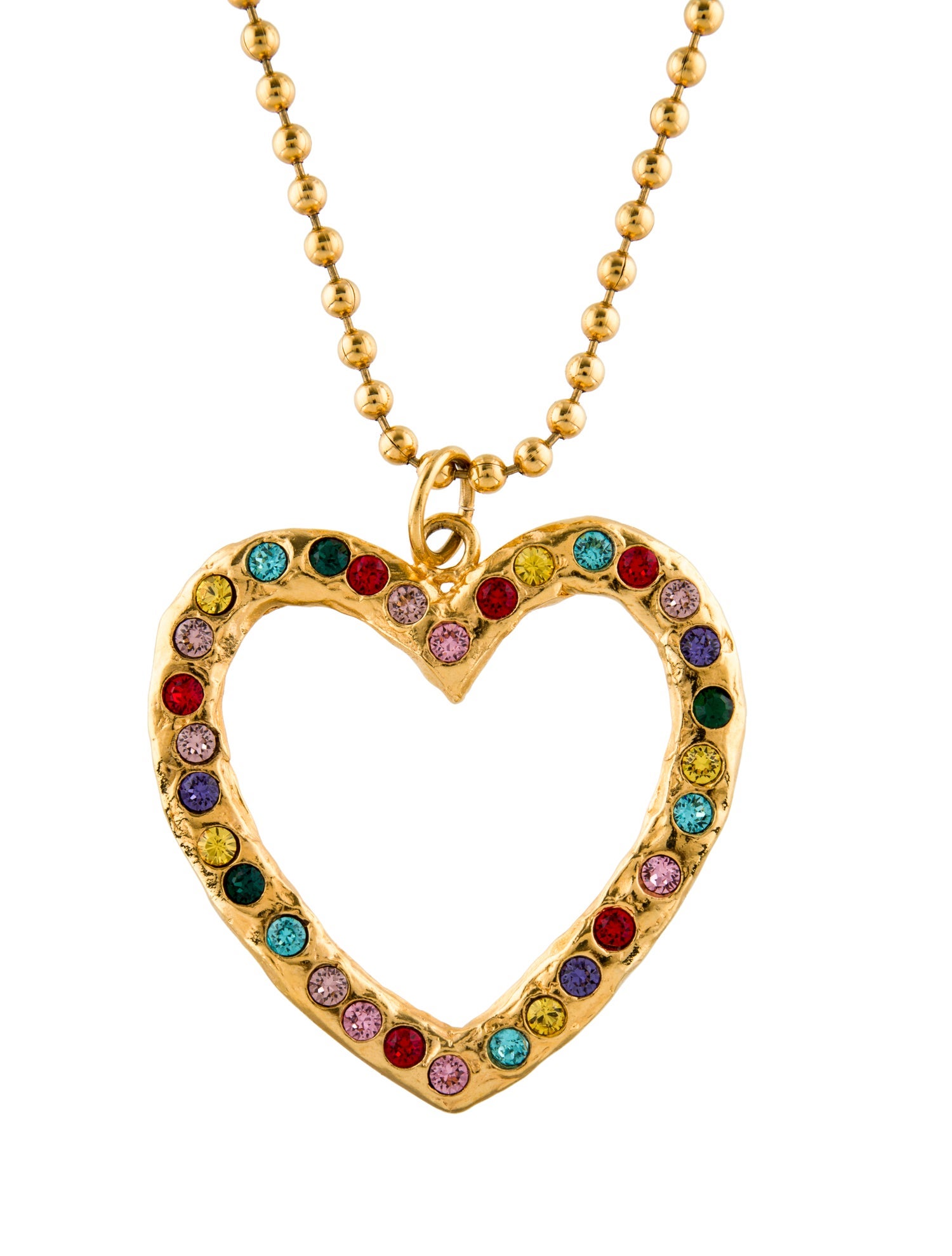 Mondo Mondo Crystal Heart Necklace