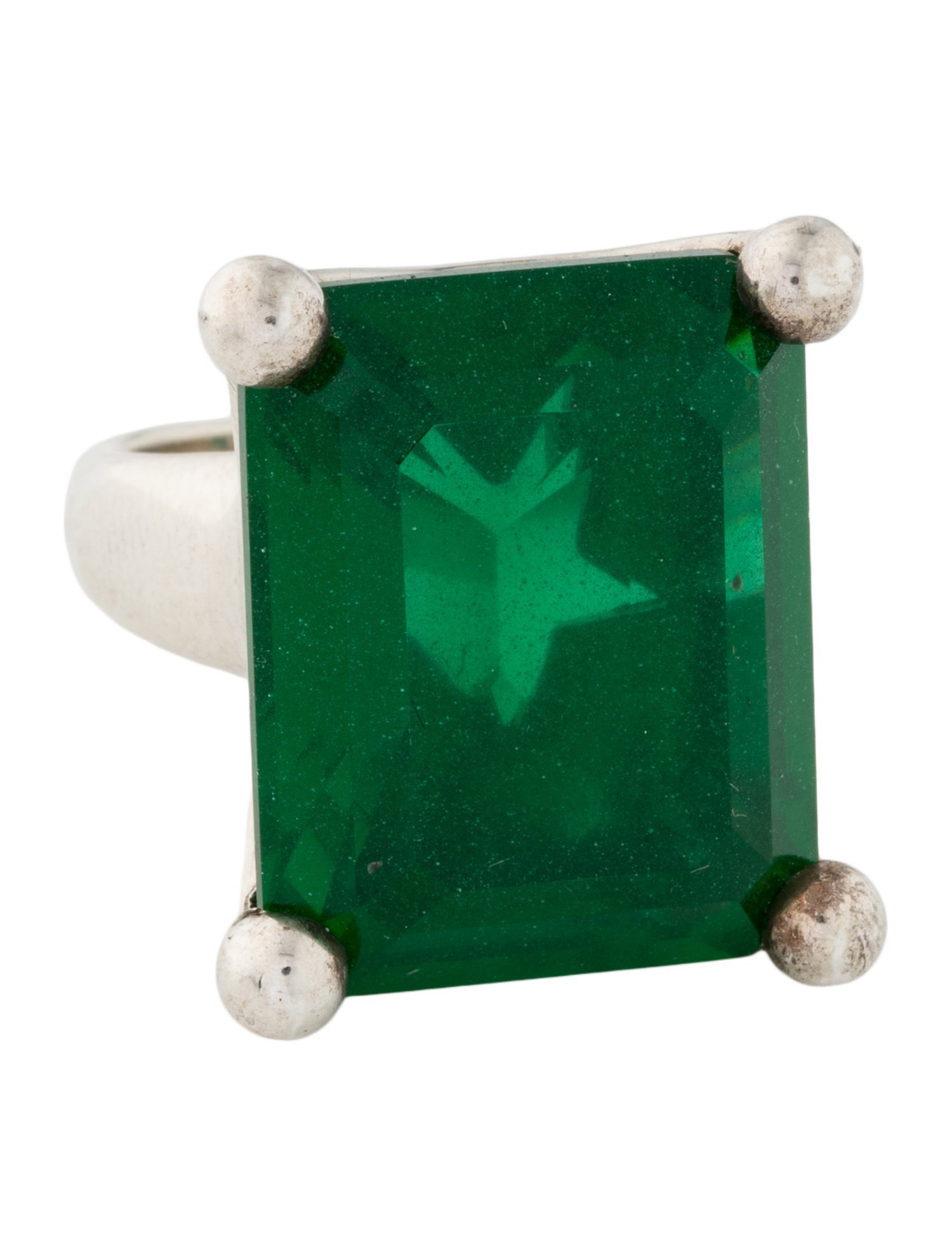 Mondo Mondo Glass 'Atomic Mass' Cocktail Ring