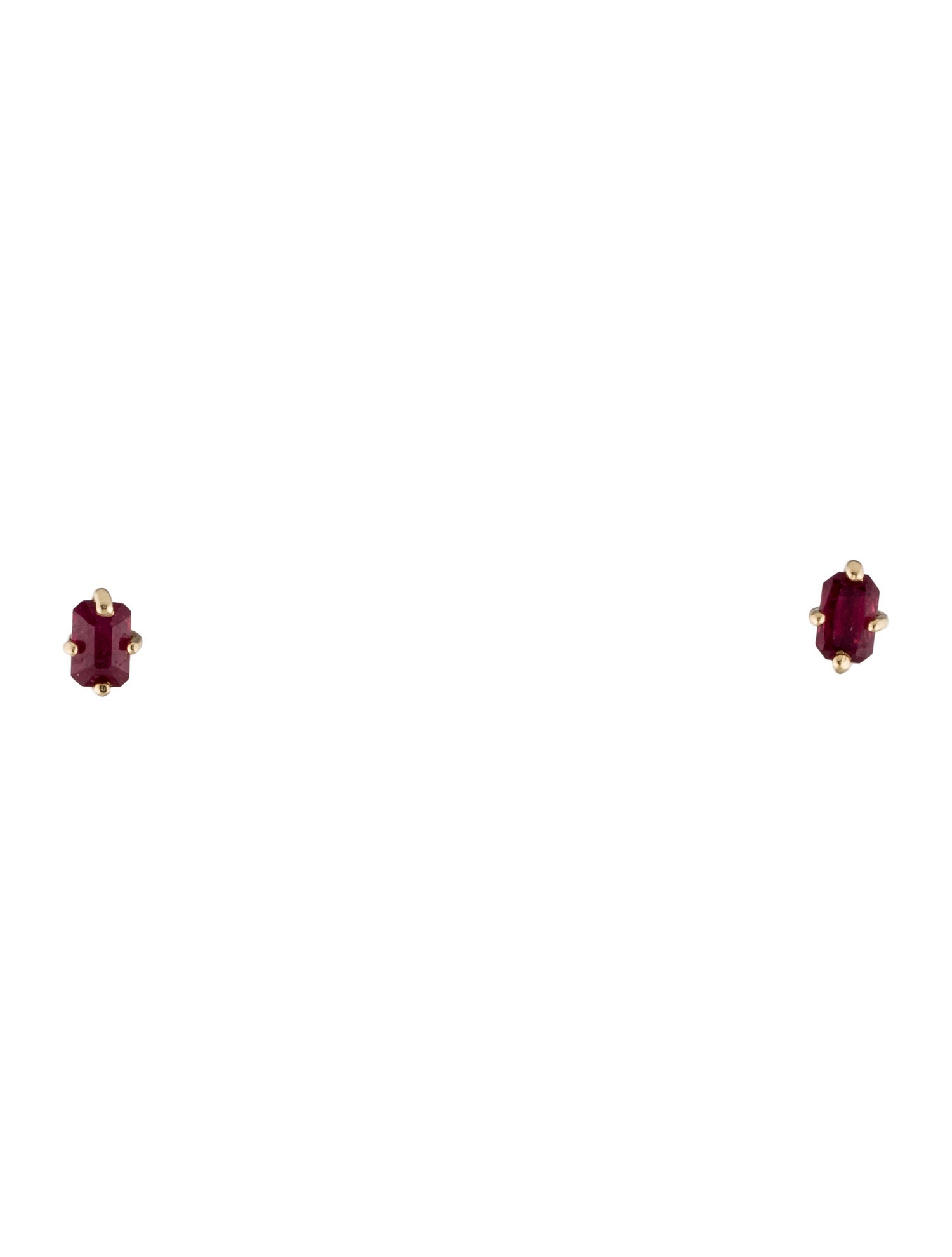 Mondo Mondo 14K Ruby Guinevere Stud Earrings