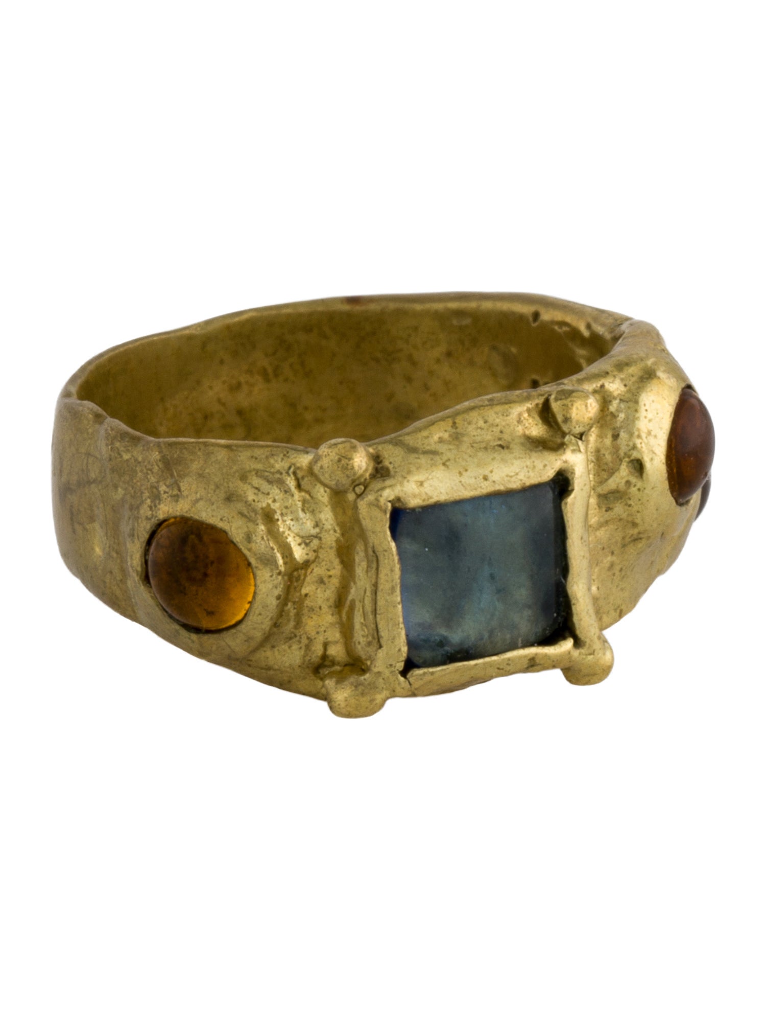 Mondo Mondo Crystal Felt Band Ring