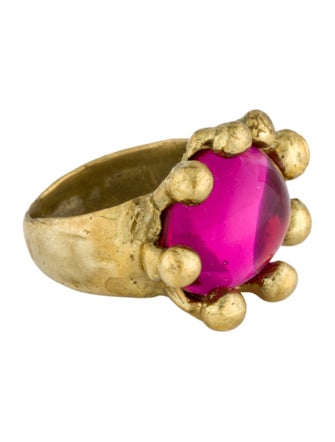 Mondo Mondo Glass Diva Cocktail Ring