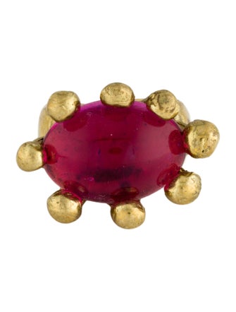 Mondo Mondo Glass Diva Cocktail Ring