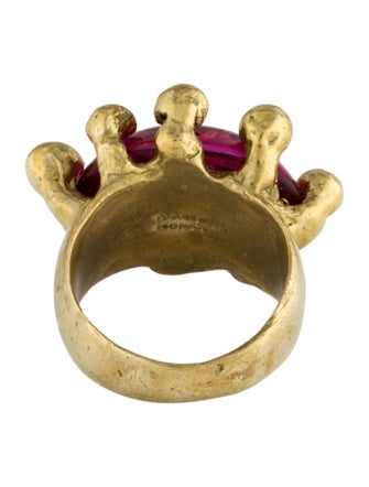 Mondo Mondo Glass Diva Cocktail Ring