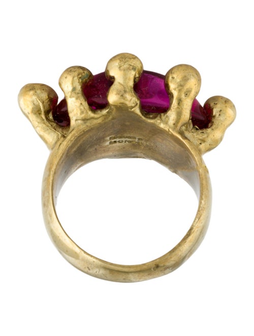 Mondo Mondo Glass Diva Cocktail Ring