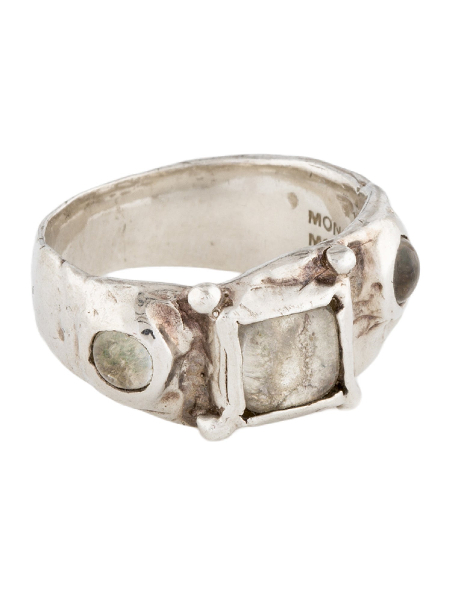 Mondo Mondo Glass Suede Band Ring
