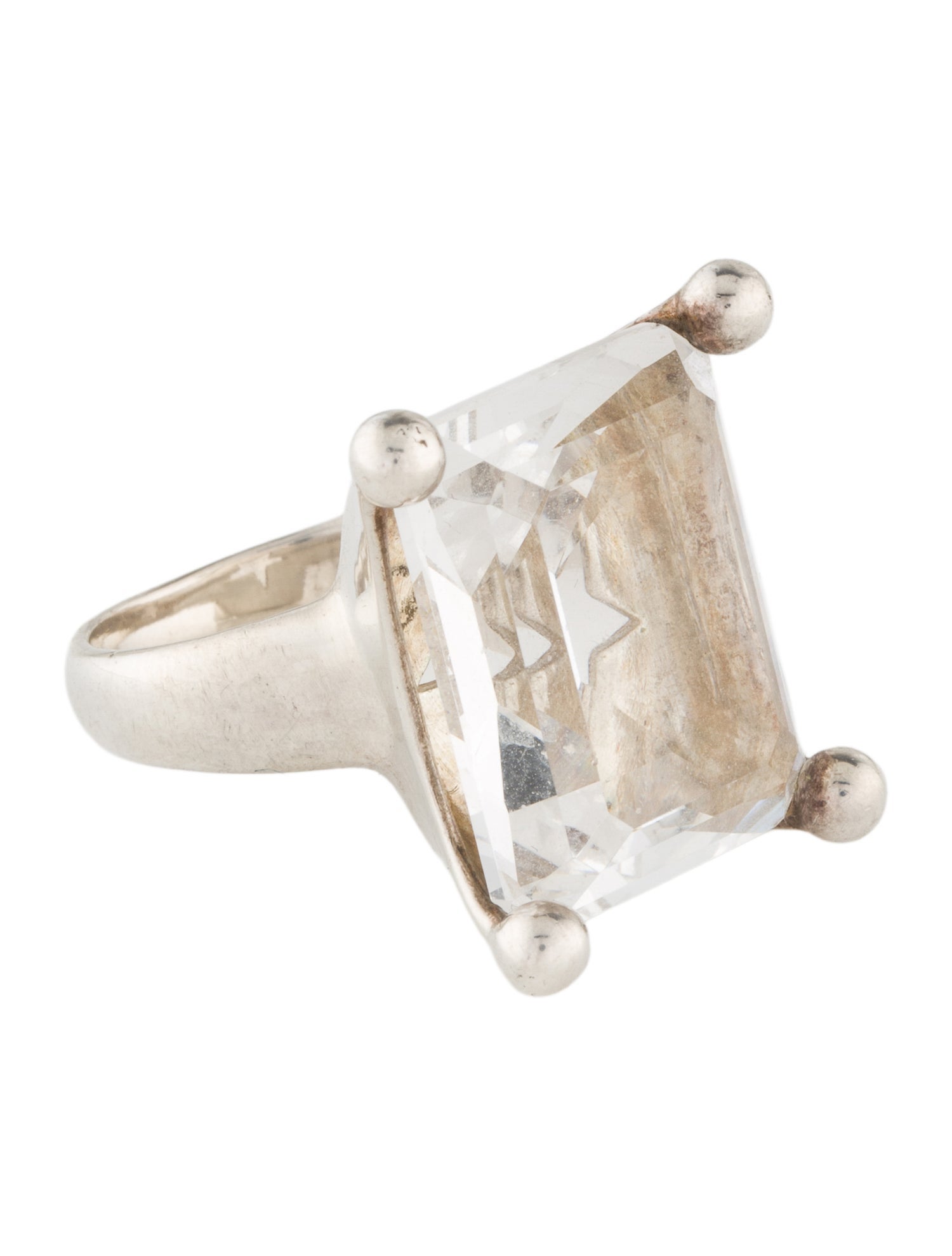 Mondo Mondo Glass 'Atomic Mass' Cocktail Ring