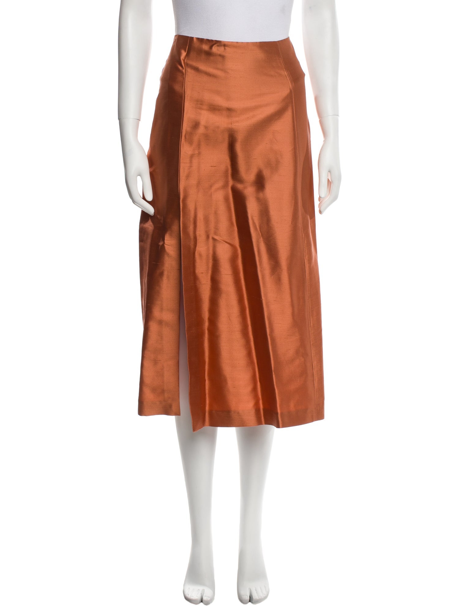 Max Mara Pianoforte Silk Midi Length Skirt w/ Tags