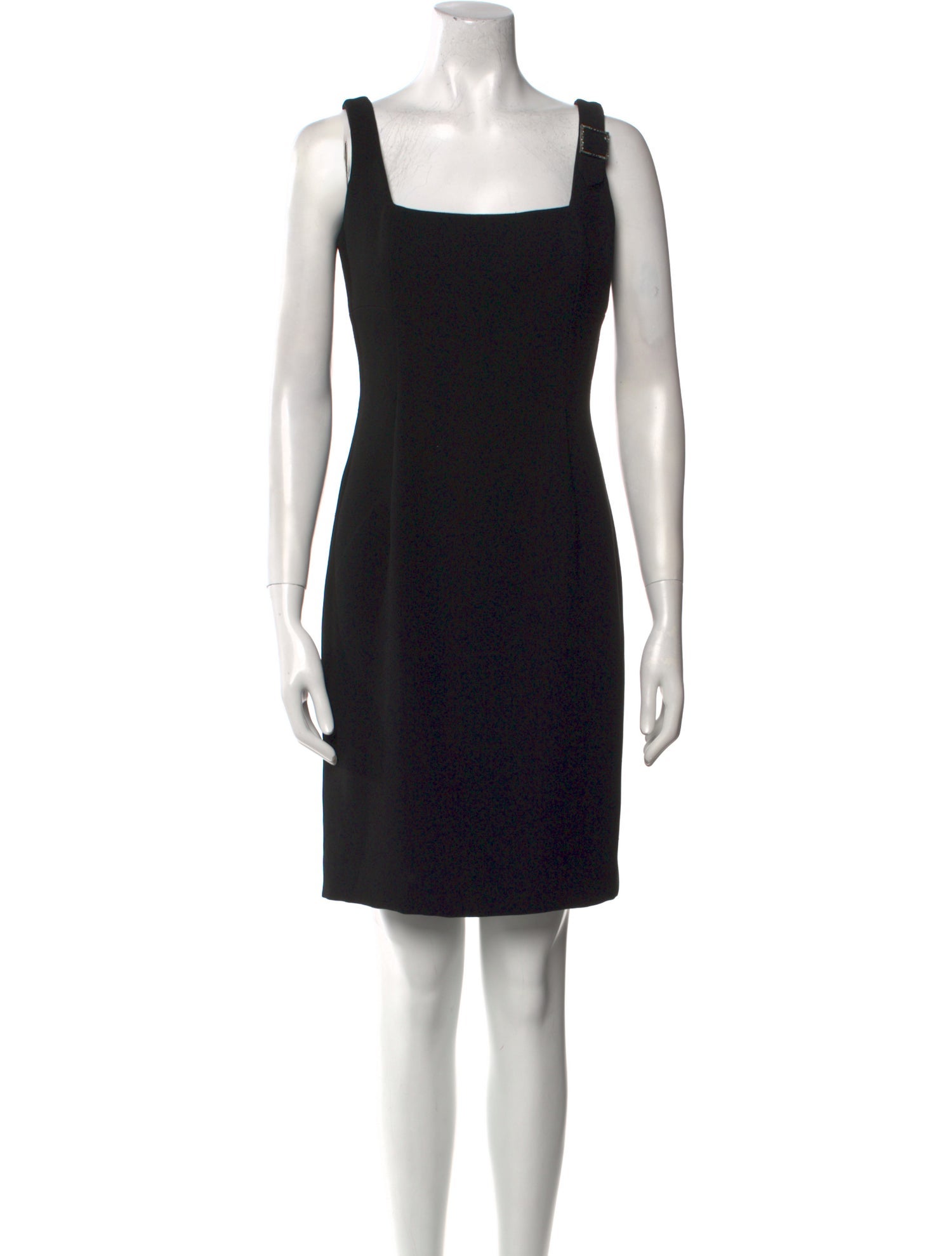 Max Mara Pianoforte Virgin Wool Mini Dress