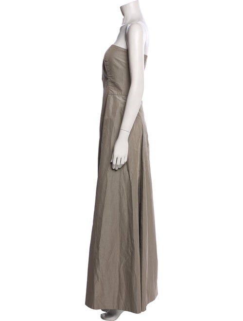 Max Mara Pianoforte Strapless Long Dress