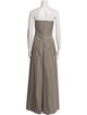 Max Mara Pianoforte Strapless Long Dress
