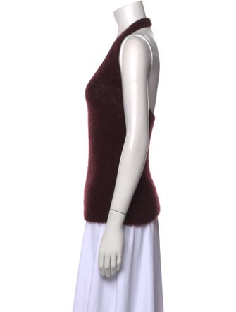 Max Mara Pianoforte Scoop Neck Sleeveless Top