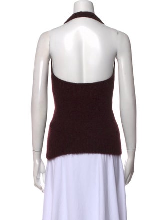Max Mara Pianoforte Scoop Neck Sleeveless Top