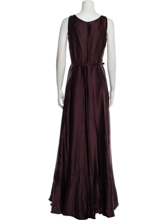 Max Mara Pianoforte Silk Long Dress