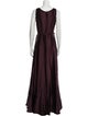 Max Mara Pianoforte Silk Long Dress