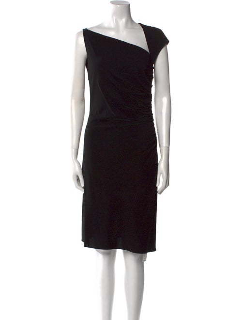 Max Mara Pianoforte Asymmetrical Knee-Length Dress