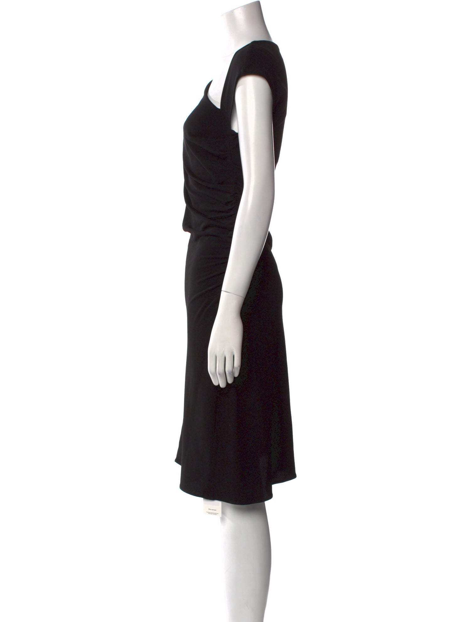Max Mara Pianoforte Asymmetrical Knee-Length Dress