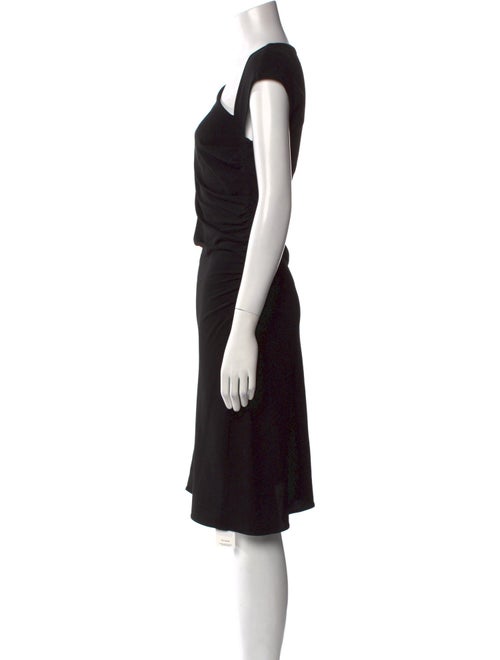 Max Mara Pianoforte Asymmetrical Knee-Length Dress