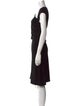 Max Mara Pianoforte Asymmetrical Knee-Length Dress