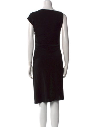 Max Mara Pianoforte Asymmetrical Knee-Length Dress