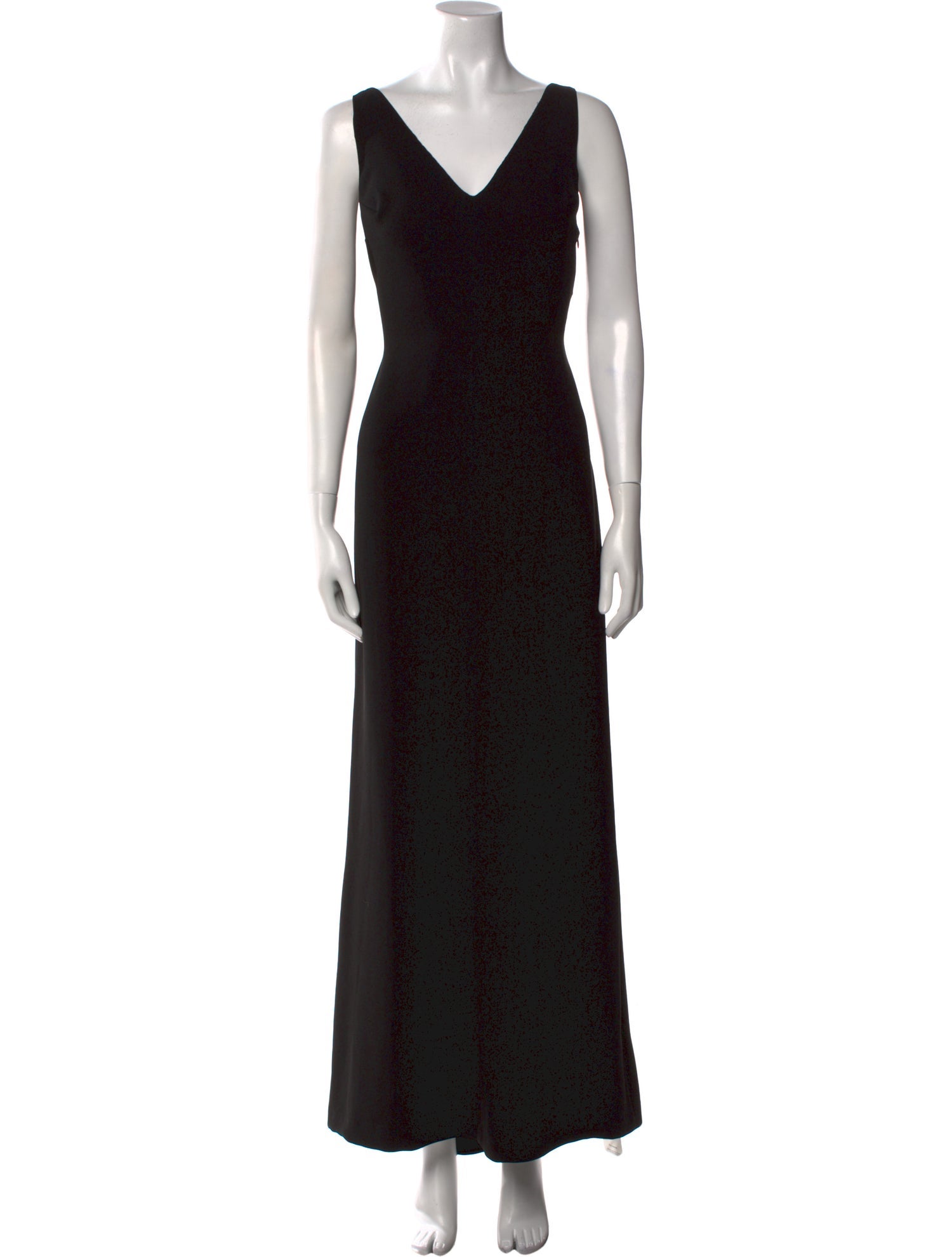 Max Mara Pianoforte V-Neck Long Dress