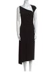 Max Mara Pianoforte One-Shoulder Midi Length Dress