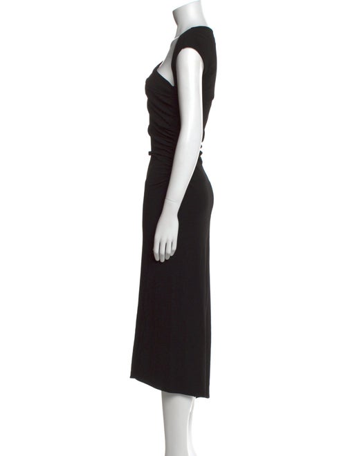 Max Mara Pianoforte One-Shoulder Midi Length Dress