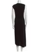 Max Mara Pianoforte One-Shoulder Midi Length Dress