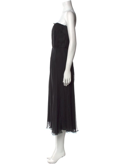 Max Mara Pianoforte Silk Midi Length Dress