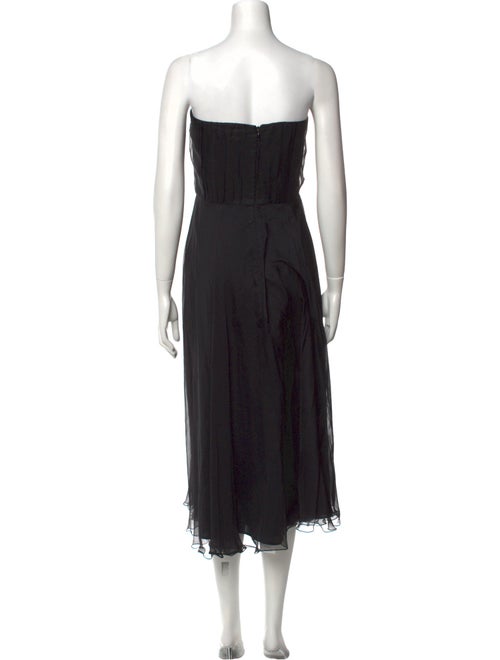 Max Mara Pianoforte Silk Midi Length Dress