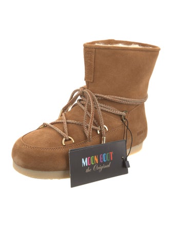 Moon Boot Suede Lace-Up Boots
