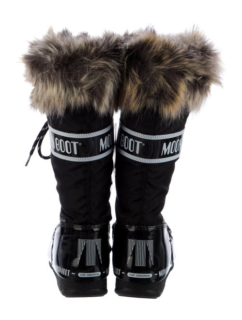 Moon Boot Nylon Graphic Print Lace-Up Boots