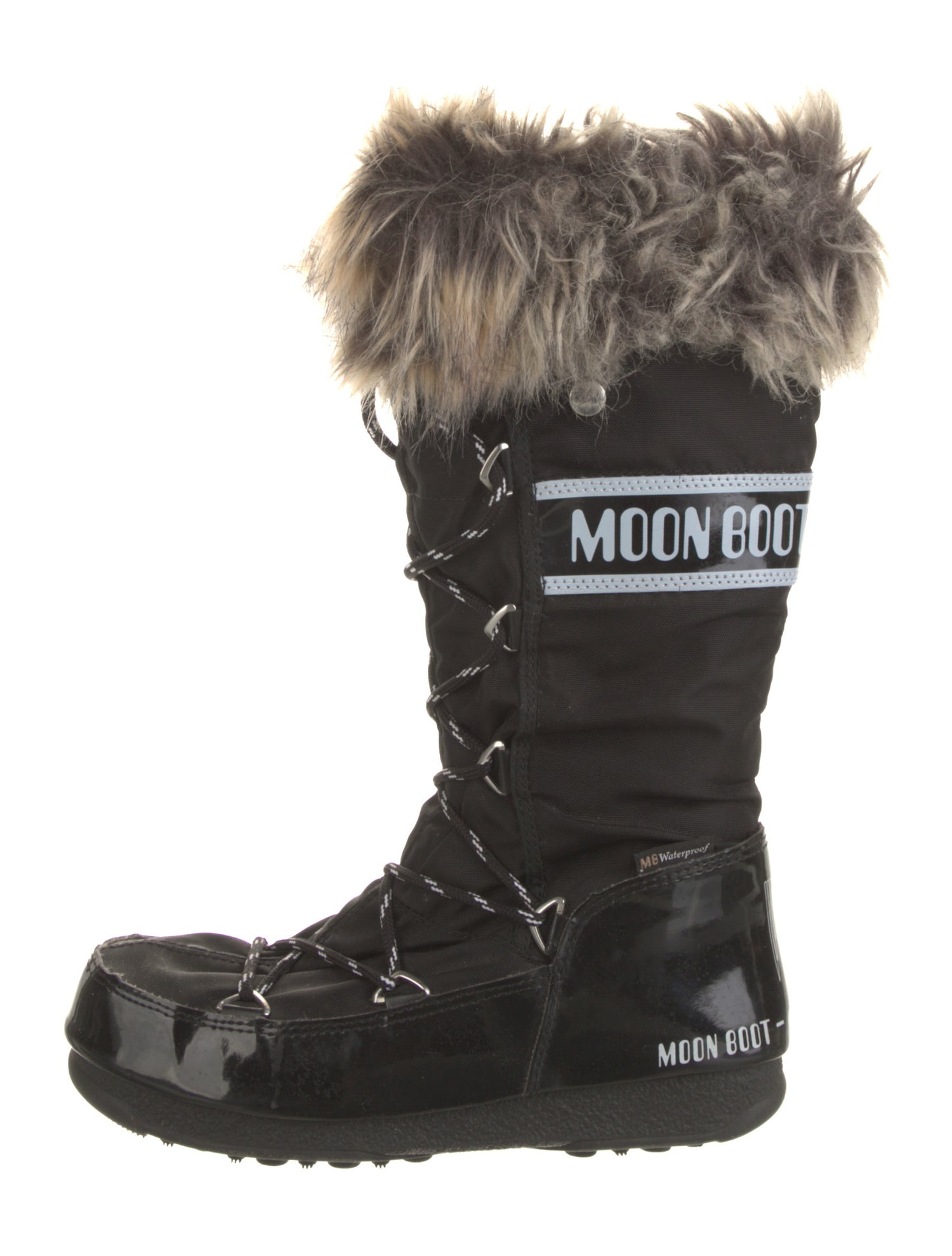 Moon Boot Nylon Printed Lace-Up Boots